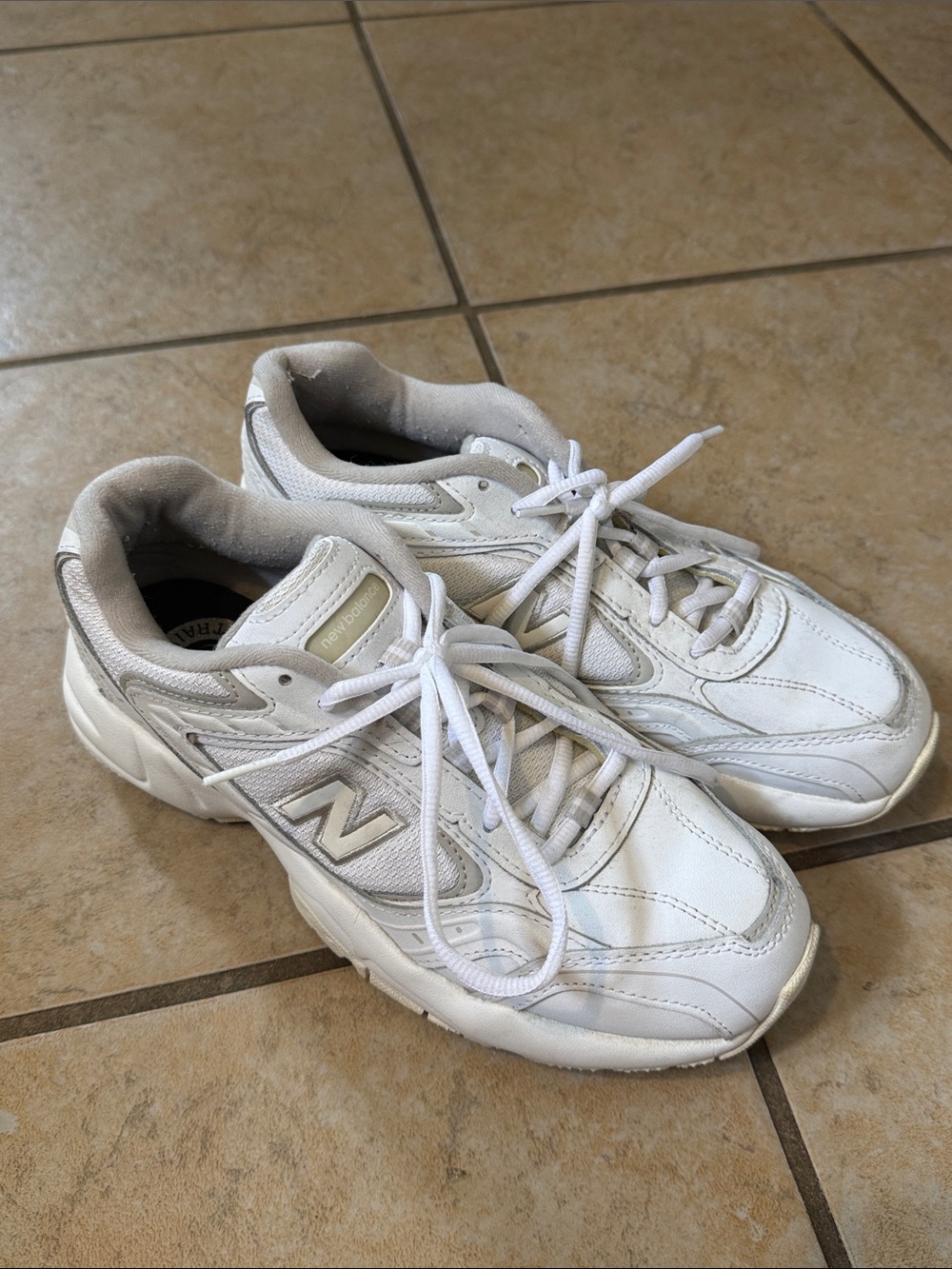 New Balance Women’s White Athletic Sneakers